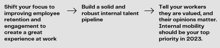 Internal Mobility should be your top focus! 
